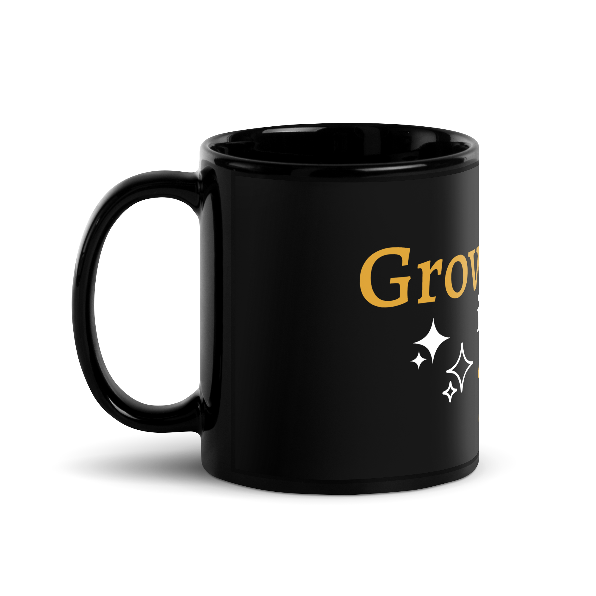 Black Glossy Mug