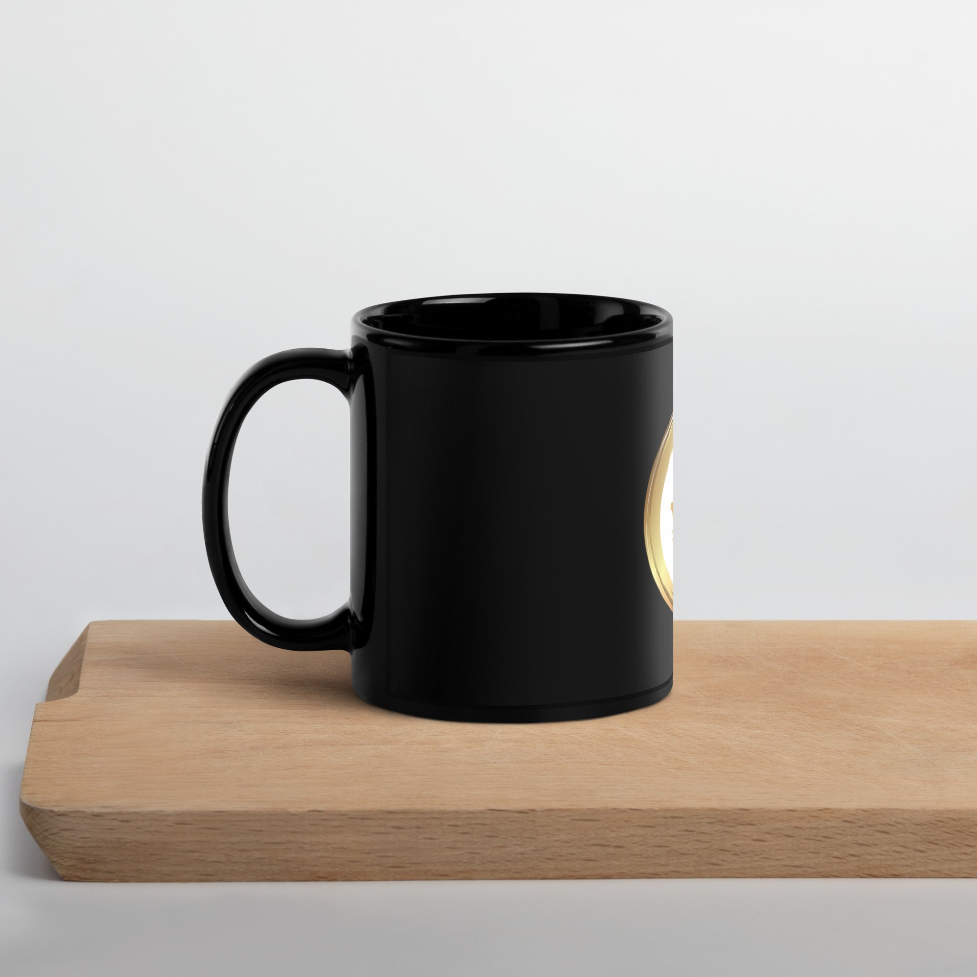 Black Glossy Mug