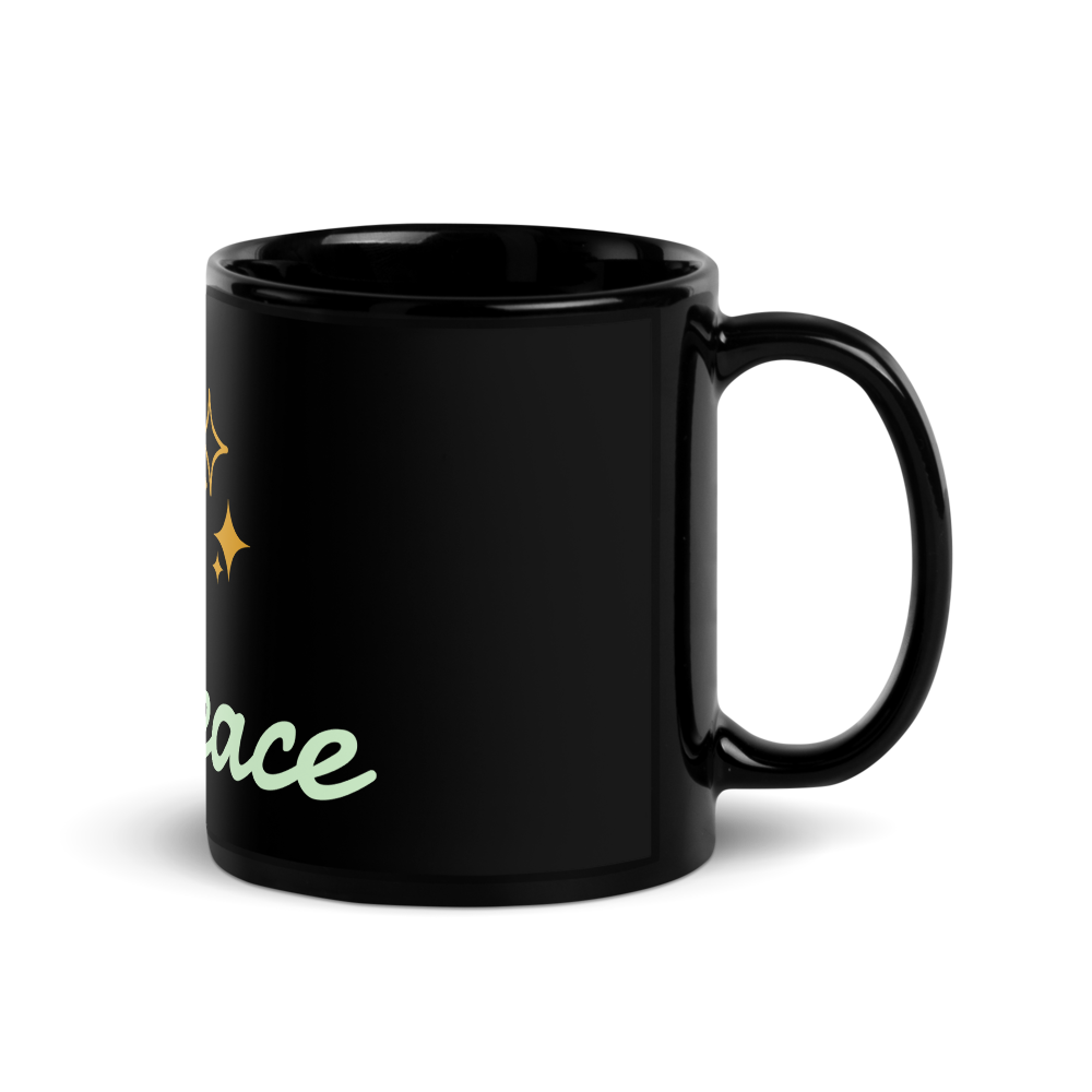 Black Glossy Mug