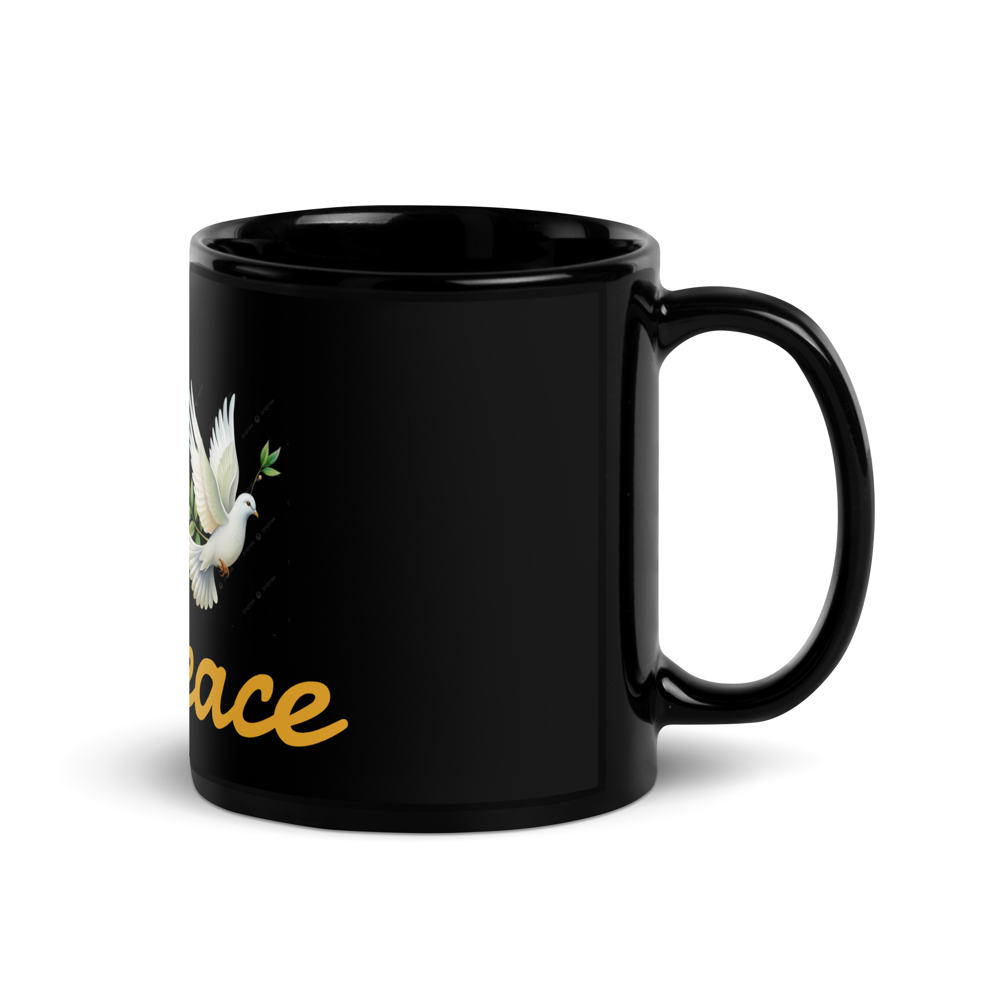 Black Glossy Mug