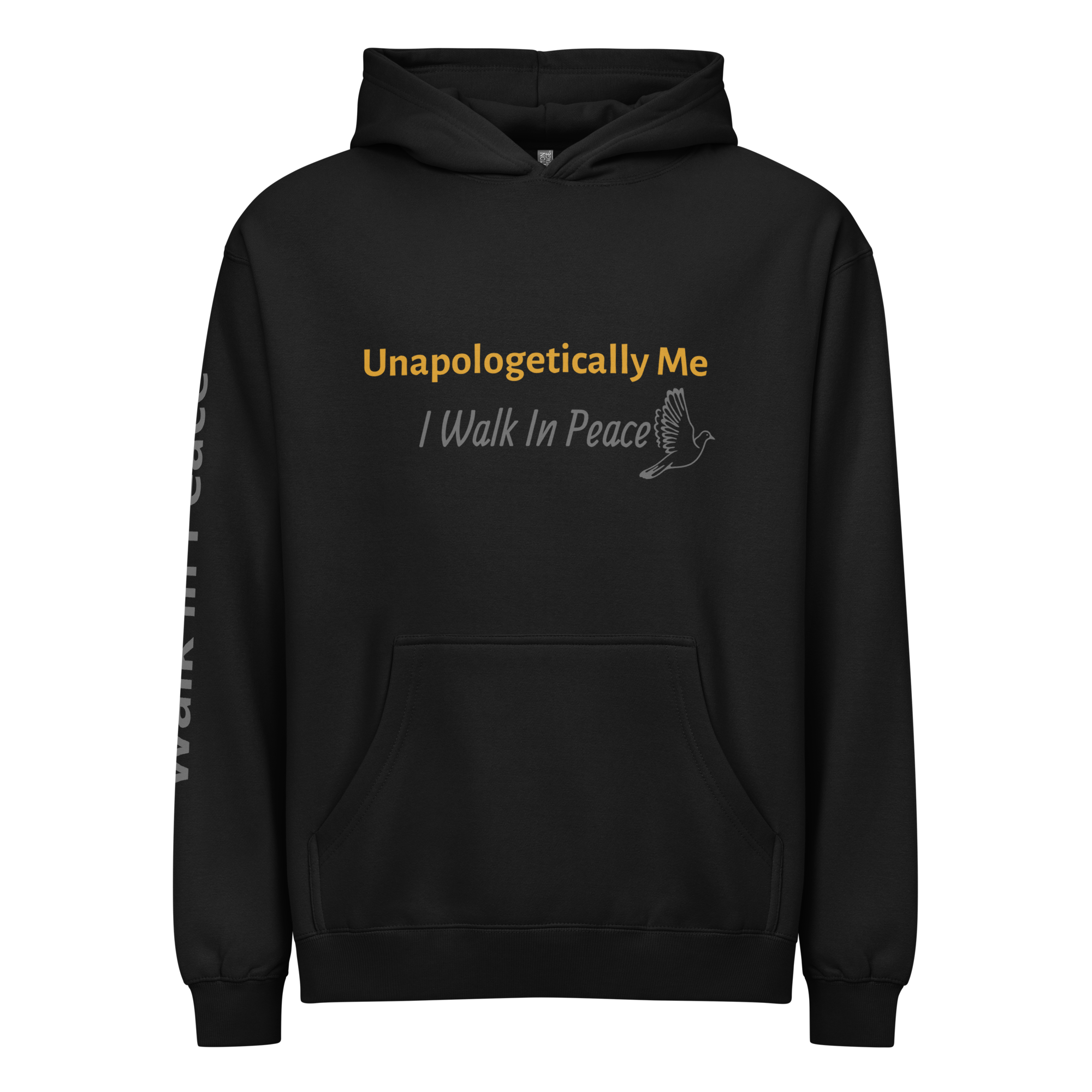 Men’s box hoodie - Unapologetically Me {Gold}