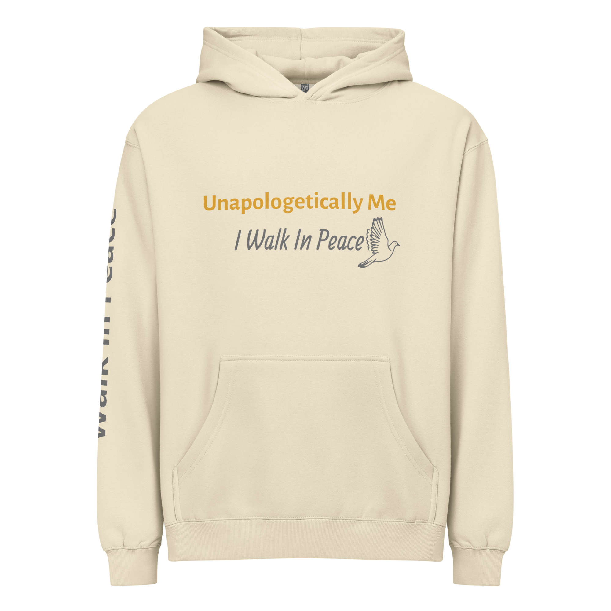 Men’s box hoodie - Unapologetically Me {Gold}