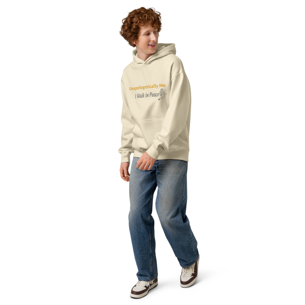 Men’s box hoodie - Unapologetically Me {Gold}