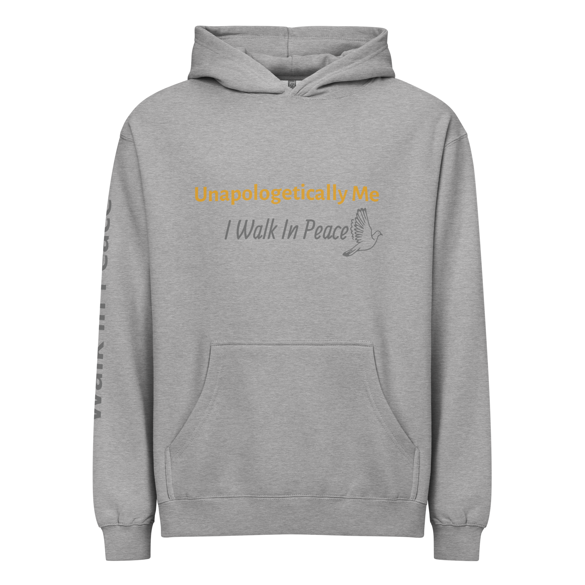 Men’s box hoodie - Unapologetically Me {Gold}