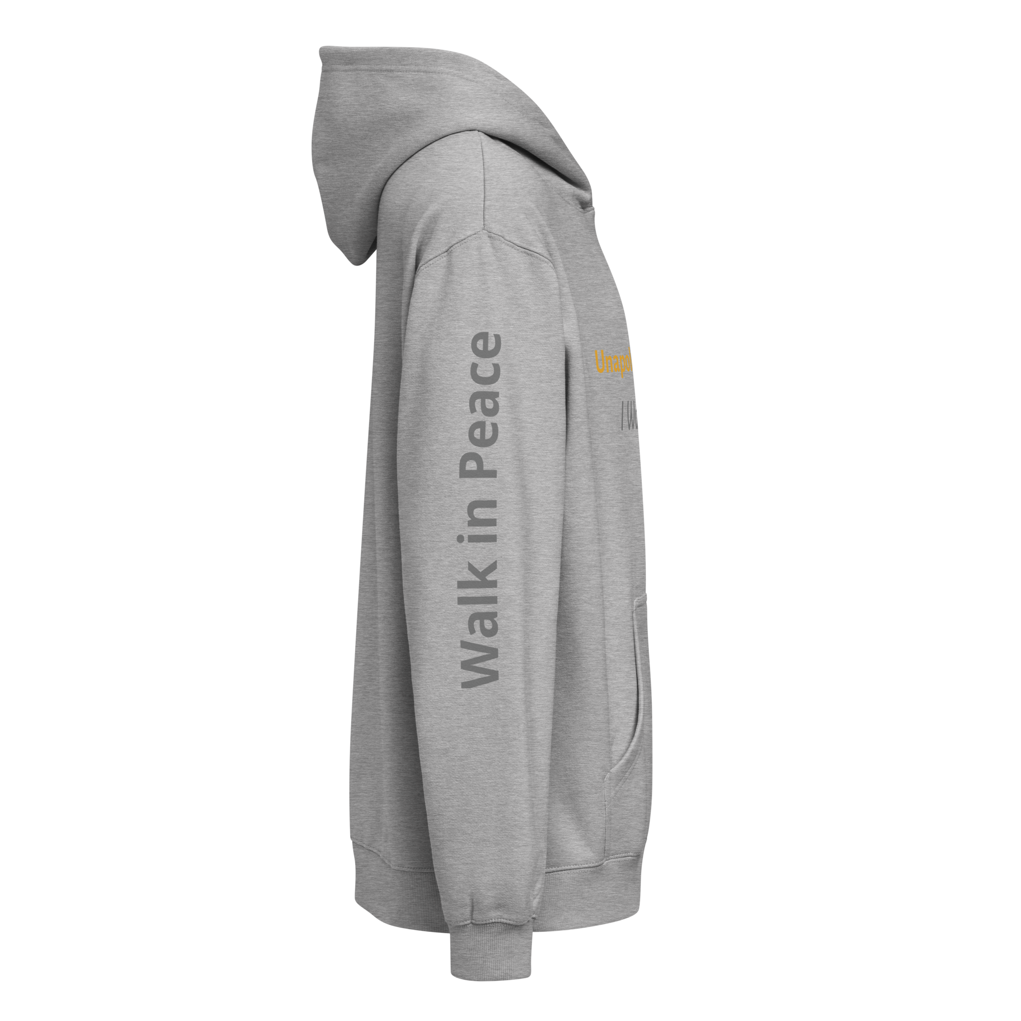 Men’s box hoodie - Unapologetically Me {Gold}