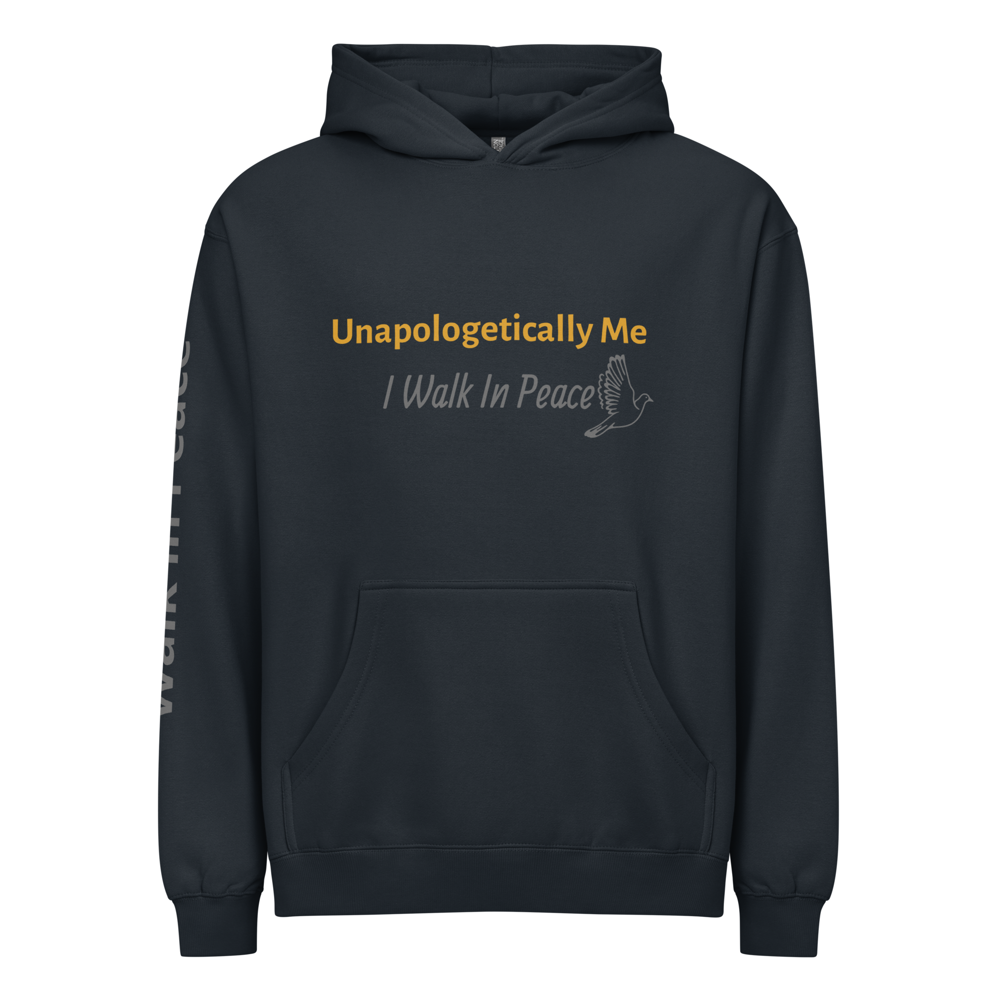 Men’s box hoodie - Unapologetically Me {Gold}