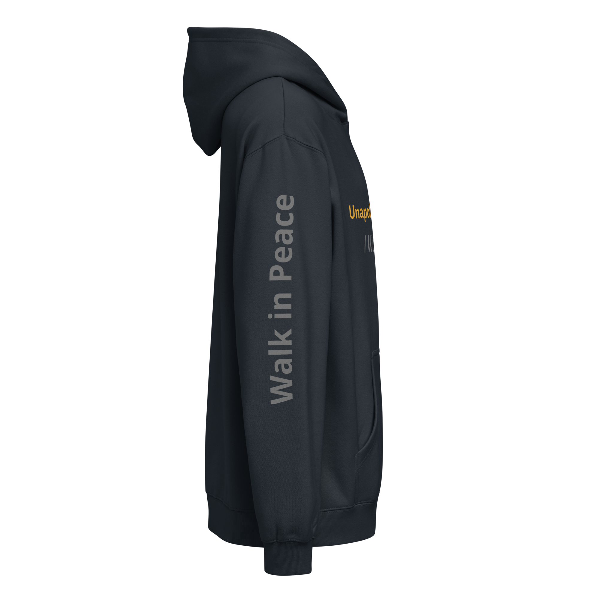 Men’s box hoodie - Unapologetically Me {Gold}