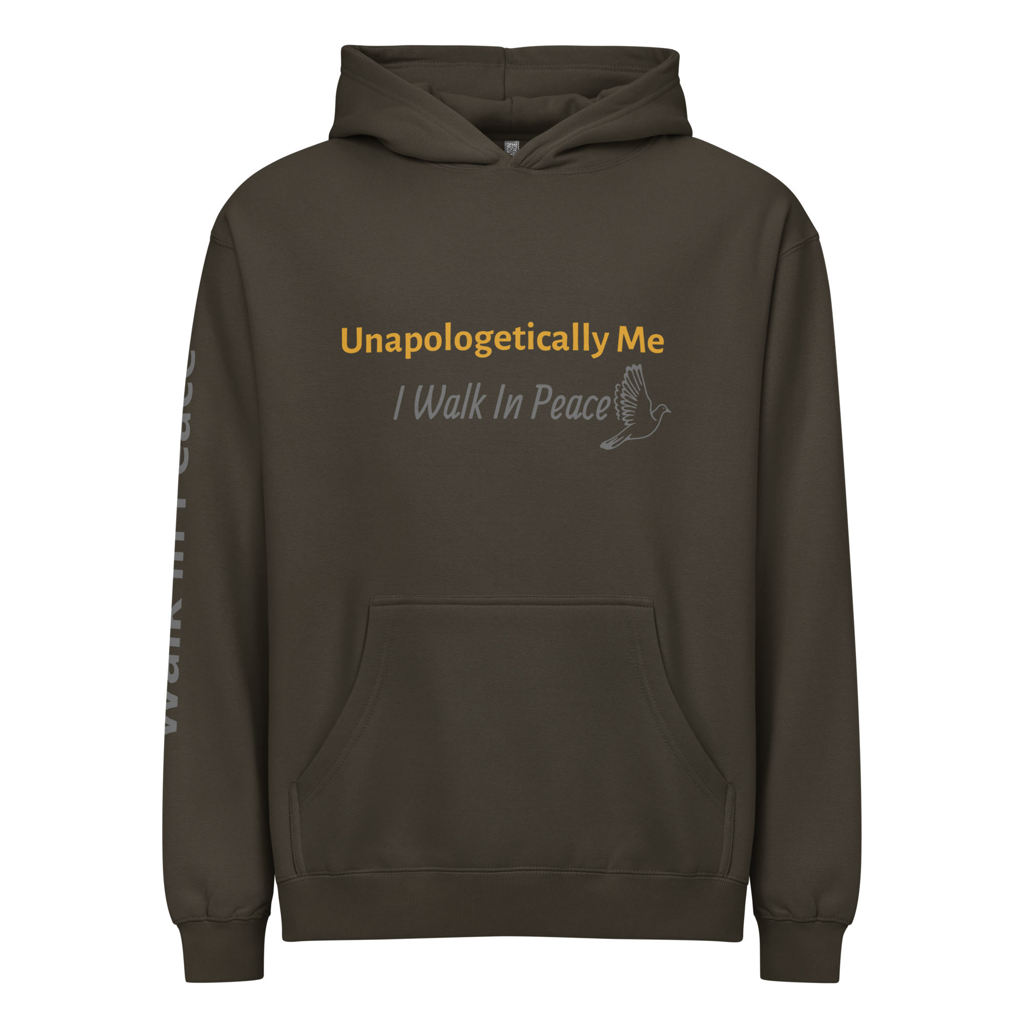 Men’s box hoodie - Unapologetically Me {Gold}