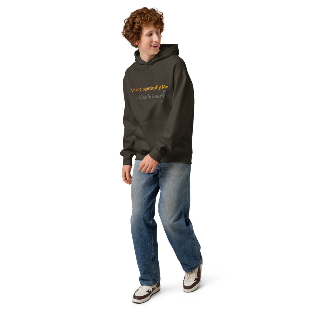 Men’s box hoodie - Unapologetically Me {Gold}