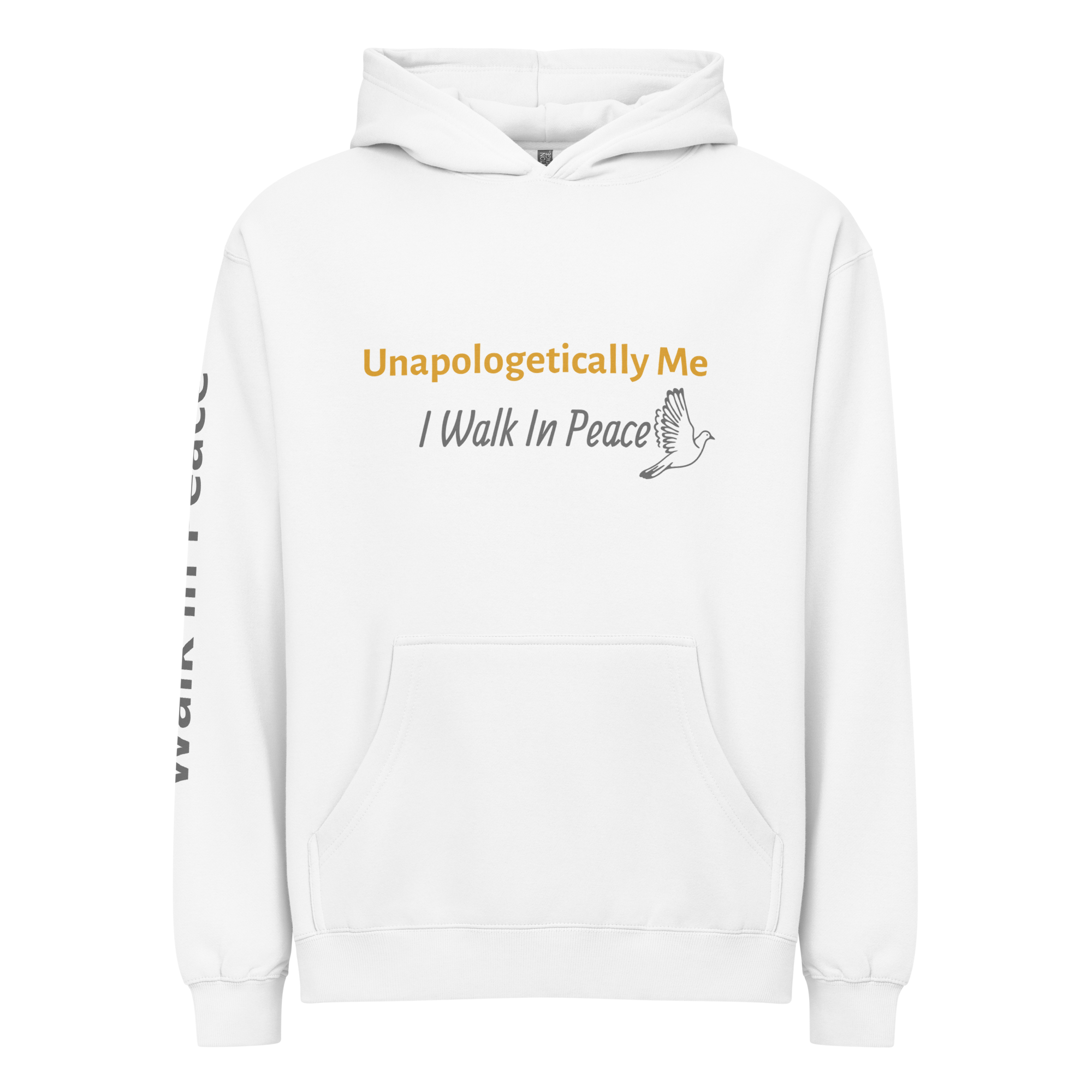 Men’s box hoodie - Unapologetically Me {Gold}